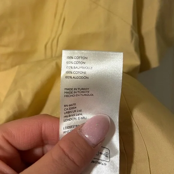 Anthropologie Maeve Poplin Pintuck Blouse - Picture 3 of 4